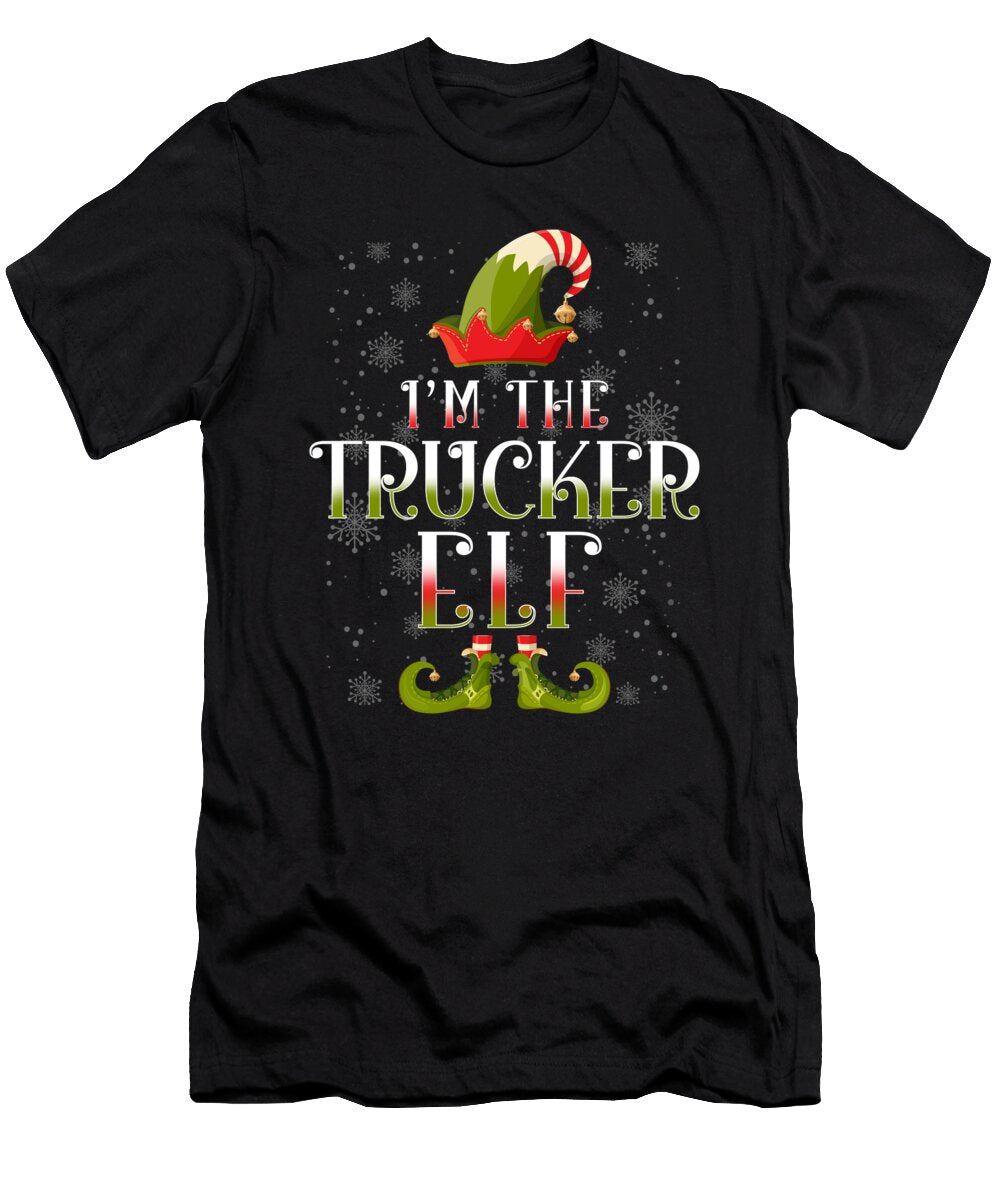 Trucker Elf Christmas Gift Manuel Schmucker T-Shirt