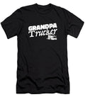 Trucker Grandpa Grandfather Driver Truck Old Man Trucker Crazy Squirrel T-Shirt