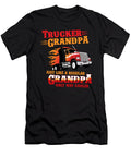 Trucker Grandpa Plays with Trucks Driver Gift Thomas Larch T-Shirt