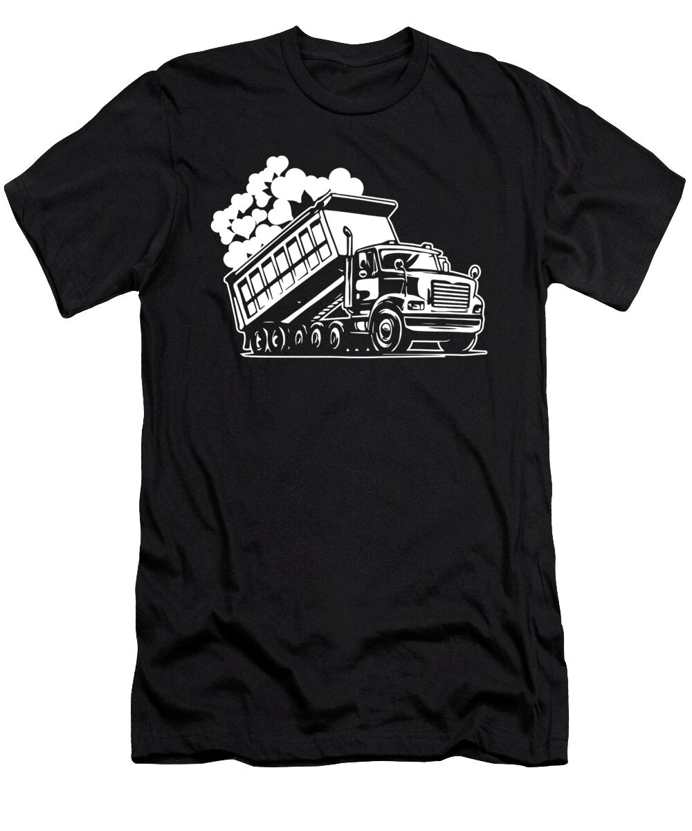 Trucker Rig Trucking Truck Driver Crazy Squirrel T-Shirt