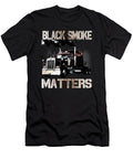 Trucker Tractor Trailer 18 Wheeler Design on Back Dhbubble T-Shirt