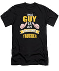 Trucker Truck Driver Love Trucks Funny Gift Idea Tshirtconcepts Marvin Poppe T-Shirt