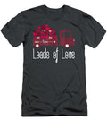 Trucker Valentines Day Loads of Love with Hearts Hawab Kye T-Shirt