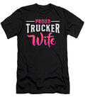 Trucker Wife Truckers Wife Love Truck Funny Gift Tshirtconcepts Marvin Poppe T-Shirt