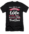 Truckers Wife Just a Spoiled Wife Truck Driver Tshirtconcepts Marvin Poppe T-Shirt
