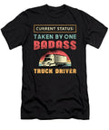 Truckers Wife Taken By One Badass Truck Driver Tshirtconcepts Marvin Poppe T-Shirt