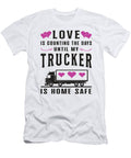 Truckers Wife Trucker Wife Love Truck Gift Idea Tshirtconcepts Marvin Poppe T-Shirt