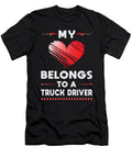 Truckers Wife Trucker Wife Truck Love Funny Gift Tshirtconcepts Marvin Poppe T-Shirt