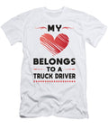 Truckers Wife Trucker Wife Truck Love Gift Idea Tshirtconcepts Marvin Poppe T-Shirt