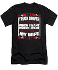 Trucking Rig Trucker Truck Driver Crazy Squirrel T-Shirt