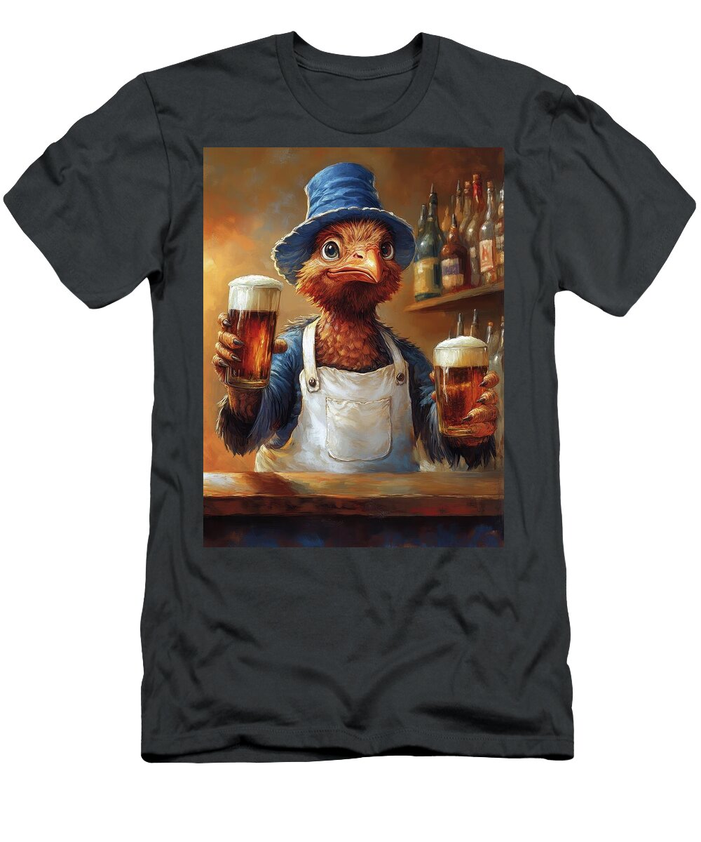 Turkey Bartender Serving Beer Oliver Tufan T-Shirt