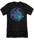 Turtle Mandala Diver Surfer Moon T-Shirt