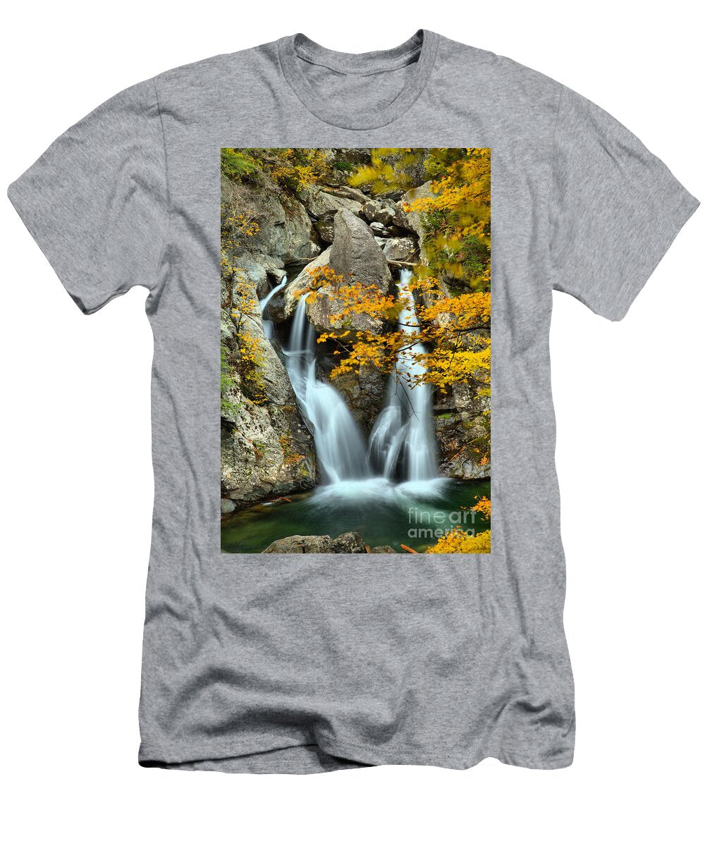 Twin Falls At Bash Bish Adam Jewell T-Shirt