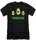 Twin Mom Avocado Mother of Twins Mothers Day Twin Mom Crazy Squirrel T-Shirt