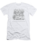 Two Baristas Talk Behind the Counter in a Coffee Barbara Smaller T-Shirt