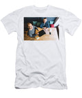 Two Men Working Toghether Top View Michal Bednarek T-Shirt