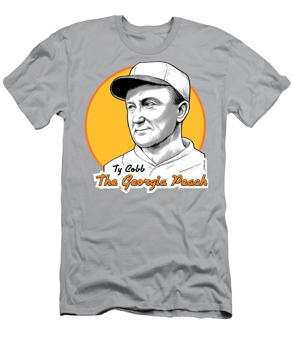 Ty Cobb Ga Peach Greg Joens T-Shirt