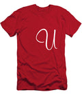 U in White Simple Script Custom Home Fashions T-Shirt