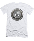 U S Army Engineer Divers Special Operations Diver Badge Special Edition Over White Leather Serge Averbukh T-Shirt