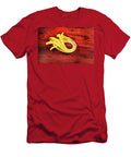 Uncooked Pappardelle Pasta on Wooden Background Vittoria Tempo T-Shirt
