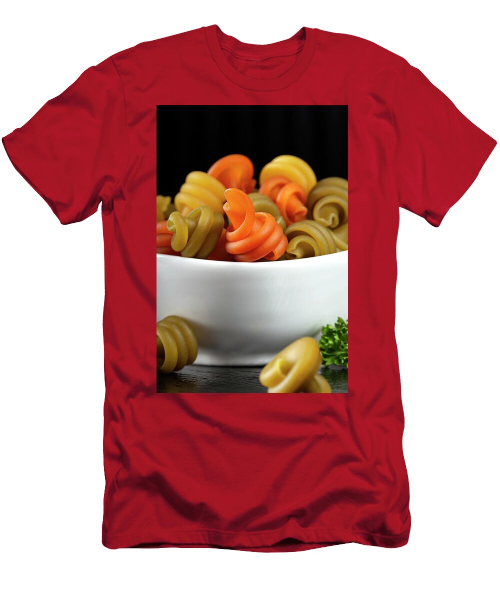 Uncooked Trottole Italian Pasta Sebastian Radu T-Shirt