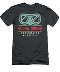 Underwater Addict Scuba Diving for Men Women Kids Frogman Diver Buddy Crazy Squirrel T-Shirt