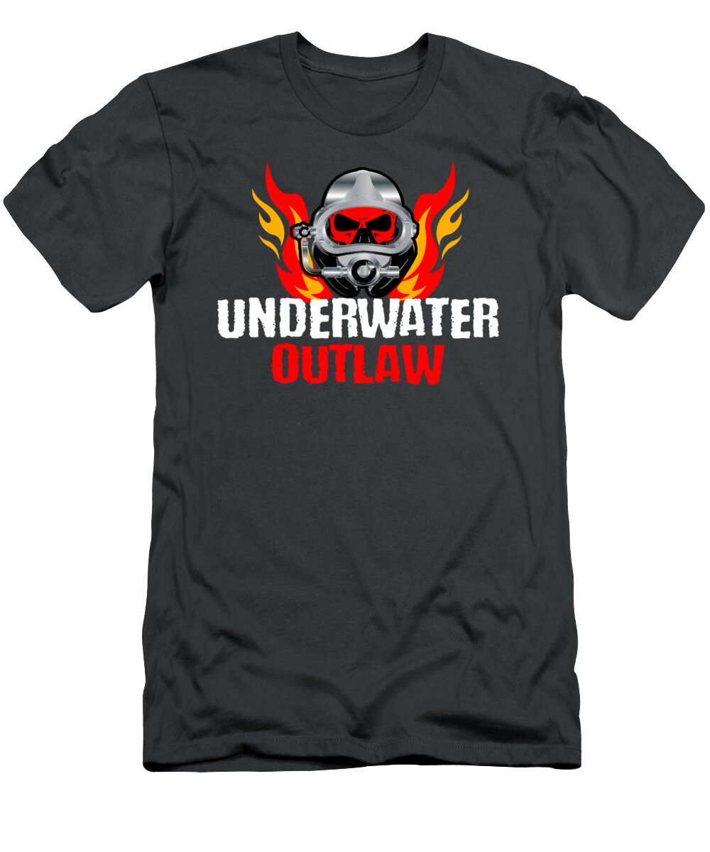 Underwater Outlaw Logo Kenvin Tran T-Shirt