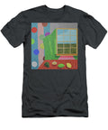 Une Ligne Un Citron Un Avacat Et Un Pau Dail En Regardantles Tournesols Par LA Fenetre Scott Tilghman T-Shirt