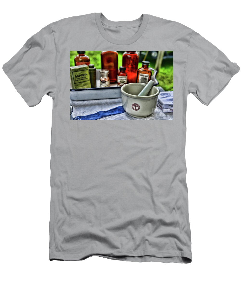 US Army Medical Unit Mortar and Pestle Paul Ward T-Shirt
