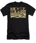 US Army Medical Unit Mortar and Pestle Sepia Paul Ward T-Shirt