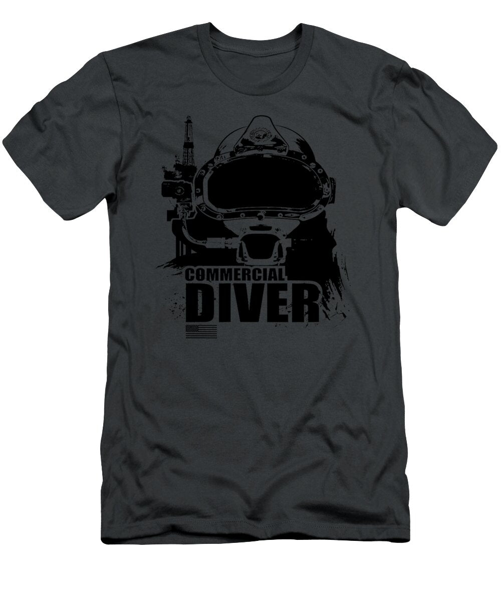 US Commercial Diver Rainim Hollyr T-Shirt