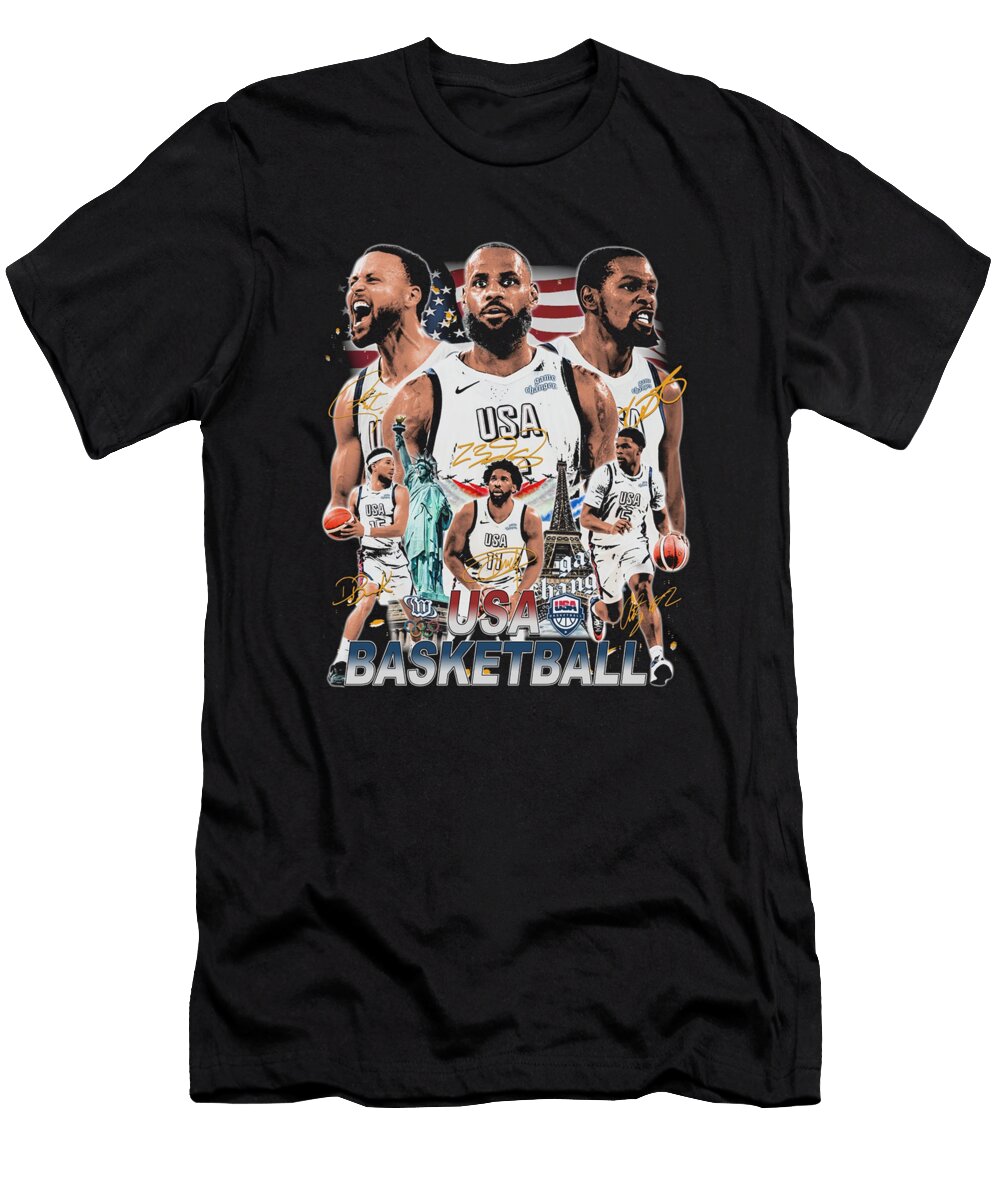USA 2024 Basketball Team Ozlem Altin T-Shirt