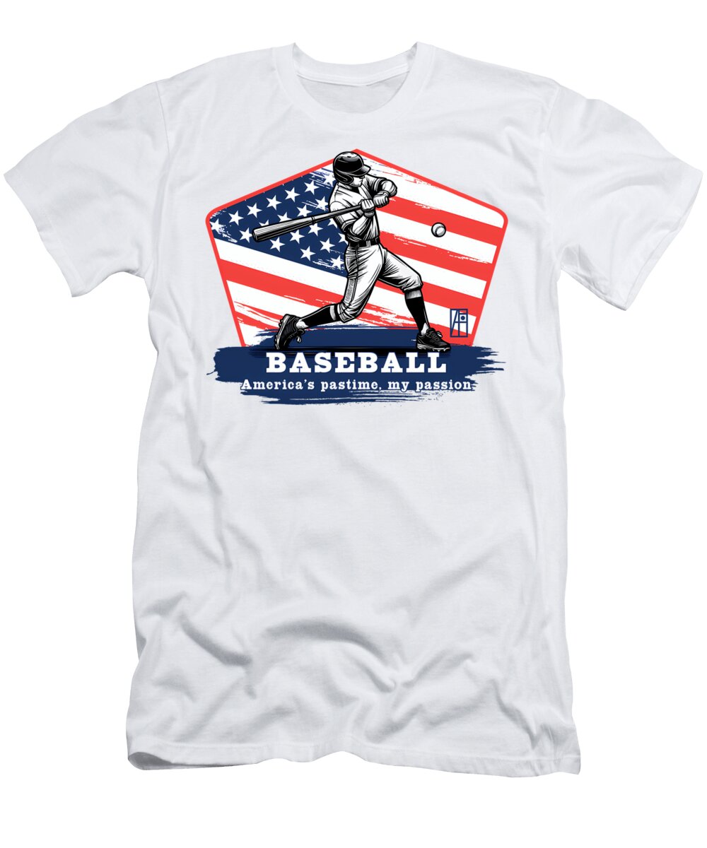USA American Baseball Quang Vu T-Shirt