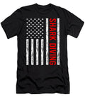 USA Flag Shark Diving Diver Petrona Romero T-Shirt