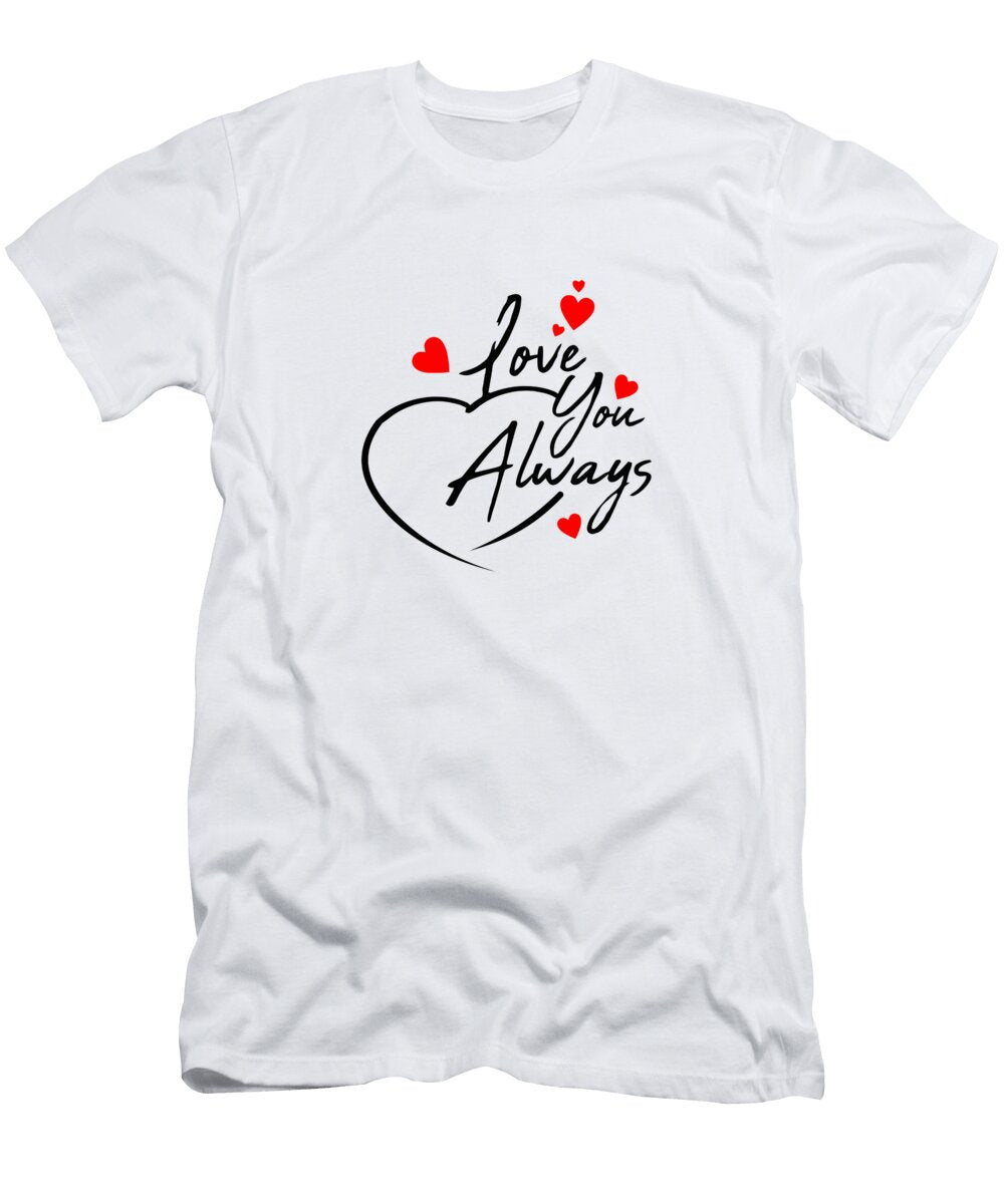 Valentine Wishes Alpaca Man T-Shirt