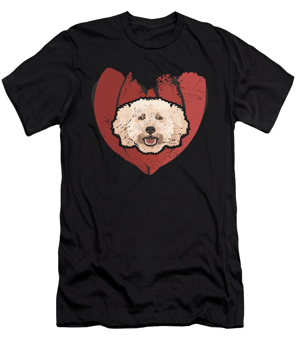 Valentines Day Poodle Greenoptix T-Shirt