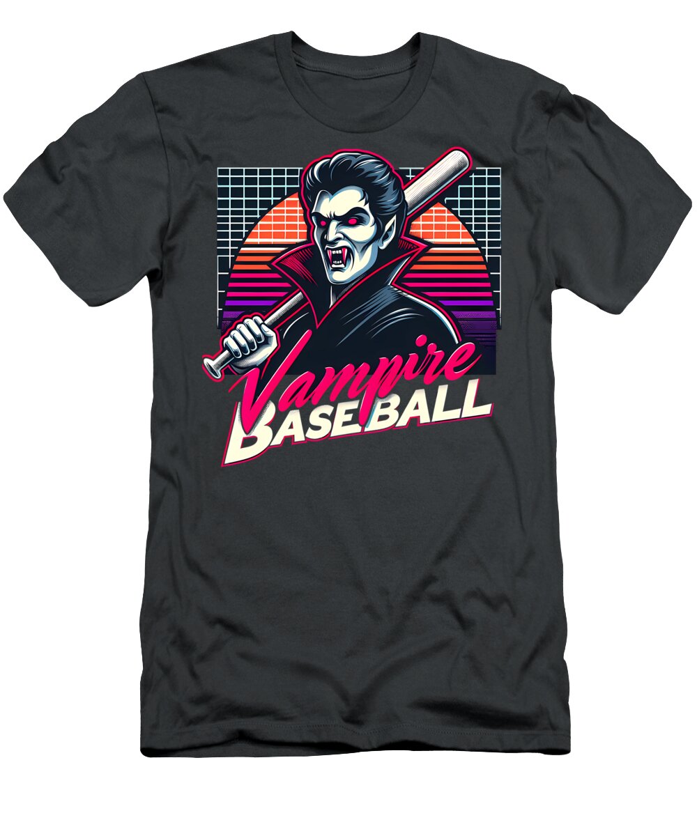 Vampire Baseball All Stars Moonlit Slugfest Fun Quang Vu T-Shirt