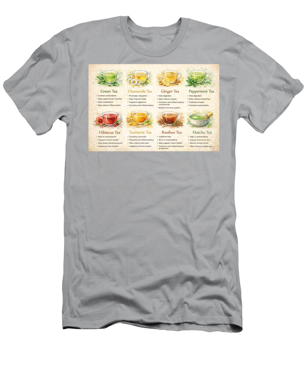 Variety of Herbal Teas Museum of Exquisities T-Shirt