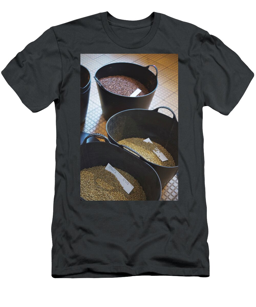Various Types of Coffee Beans Before Roasting At the Barn Cafe in Berlin Jalag Maria Schiffer T-Shirt