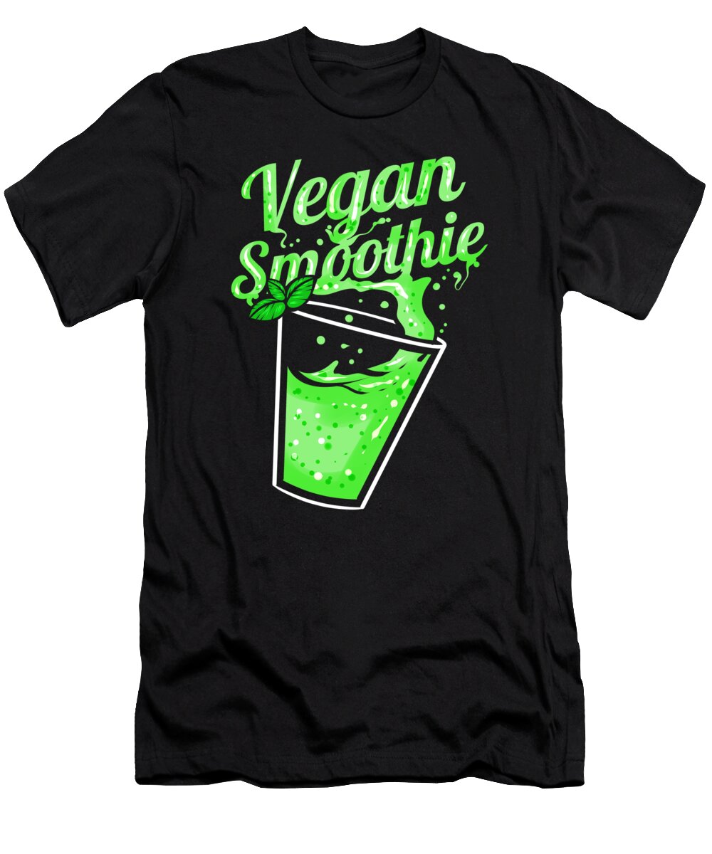 Vegan Green Smoothie for Vegetarian and Vegan Jan Bleke T-Shirt