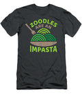 Vegetarian Foodie Pun Impasta Is Pasta for Vegans Codiez Livi T-Shirt