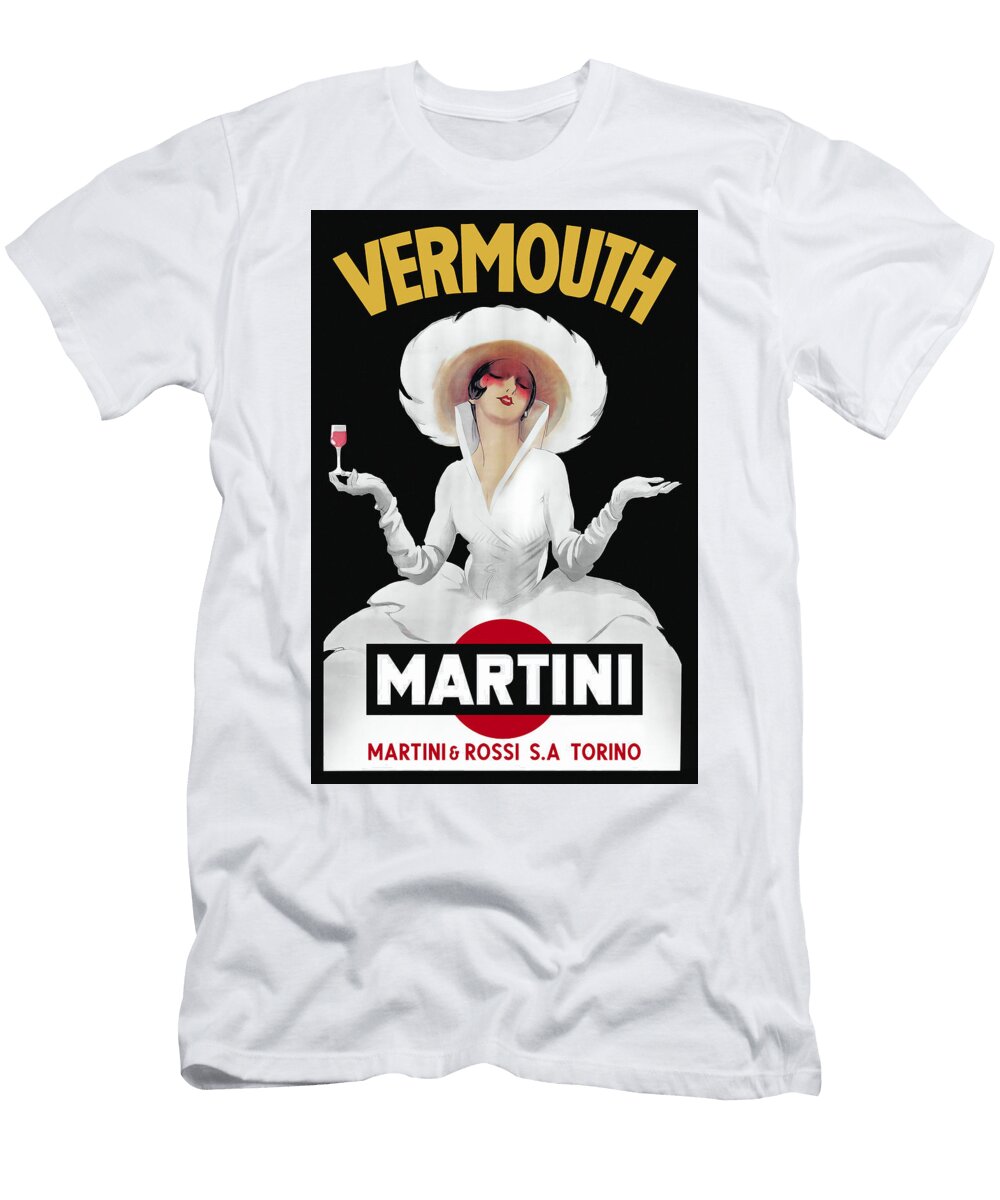 Vermouth Martini Marcello Dudovich T-Shirt