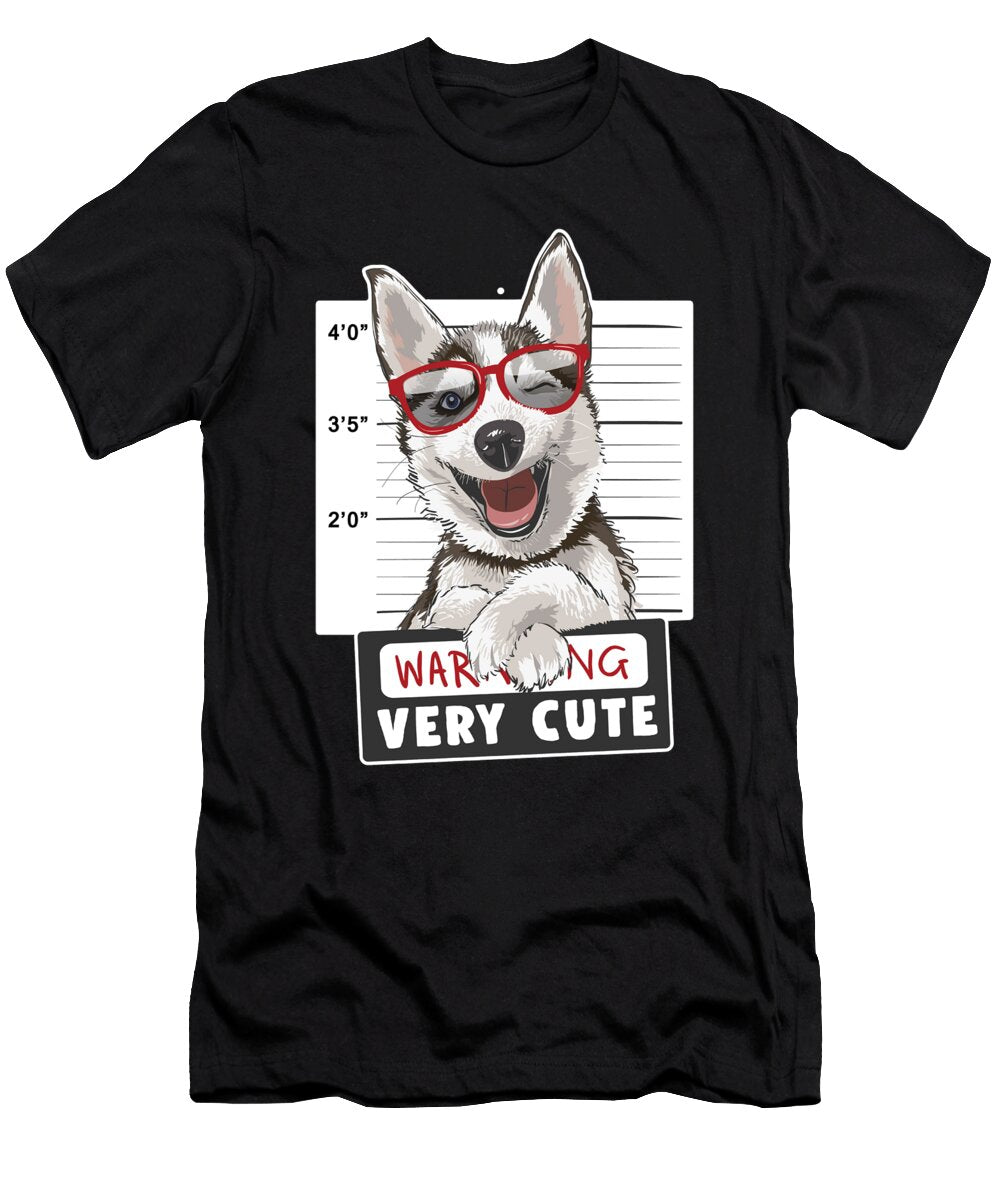 Very Cute Siberian Husky Dog Owner Pet Lover Gift Thomas Larch T-Shirt