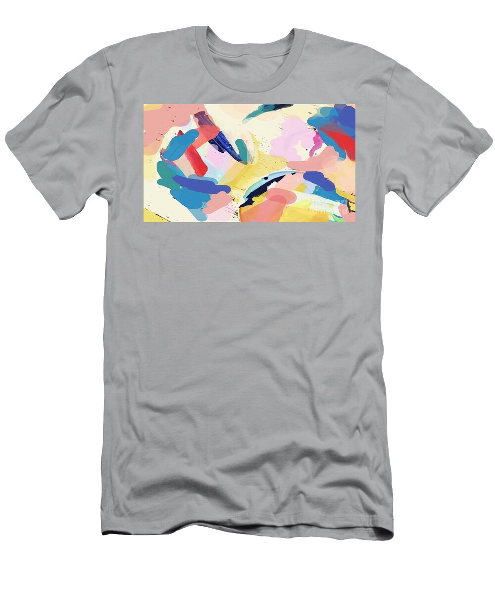 Vibrant Abstract 1 Colorful Abstract Art By Vesna Antic Vesna Antic T-Shirt