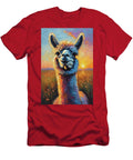 Vibrant Alpaca At Sunset Abel Bold T-Shirt