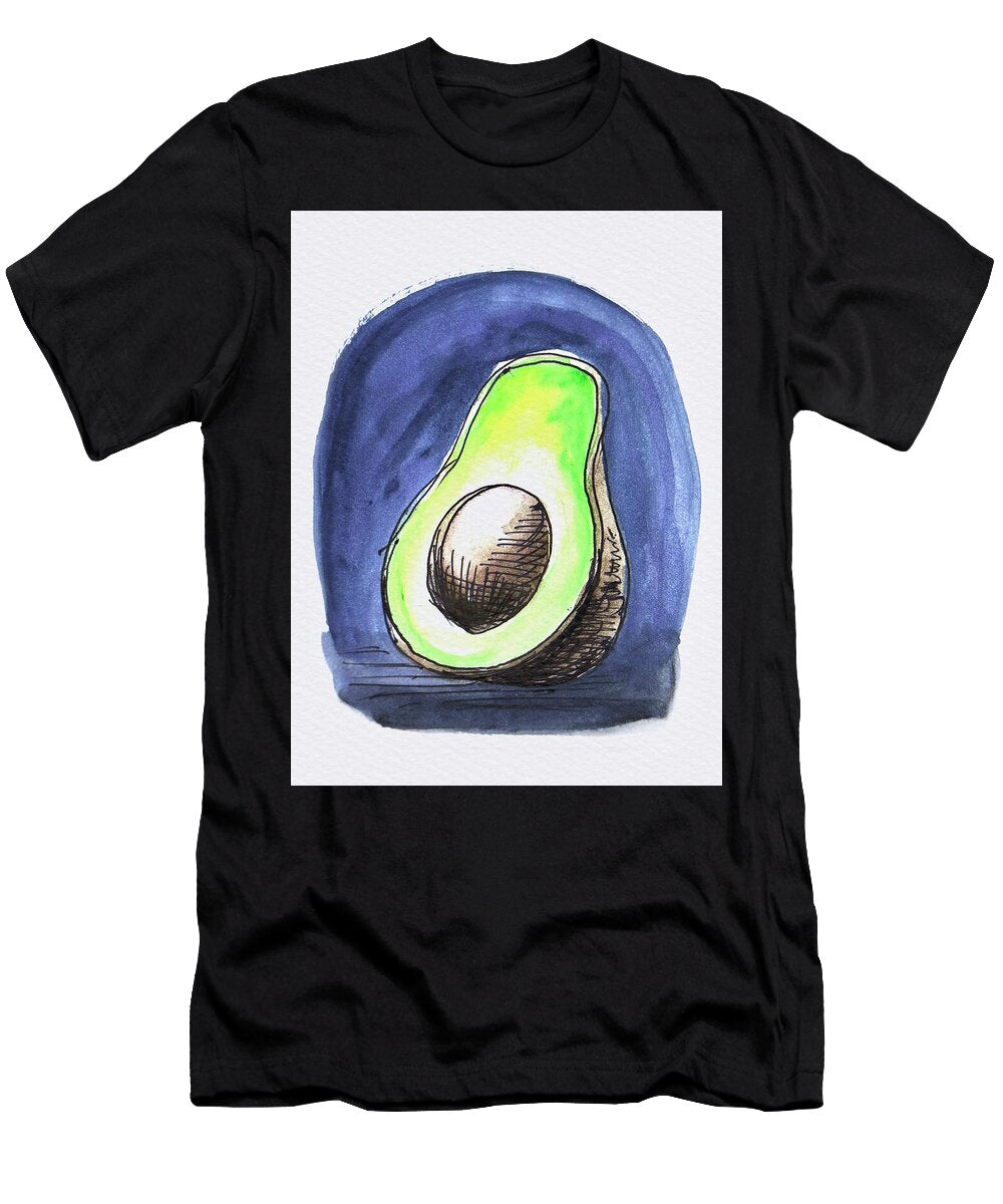 Vibrant Avocado Drawing Masha Batkova T-Shirt