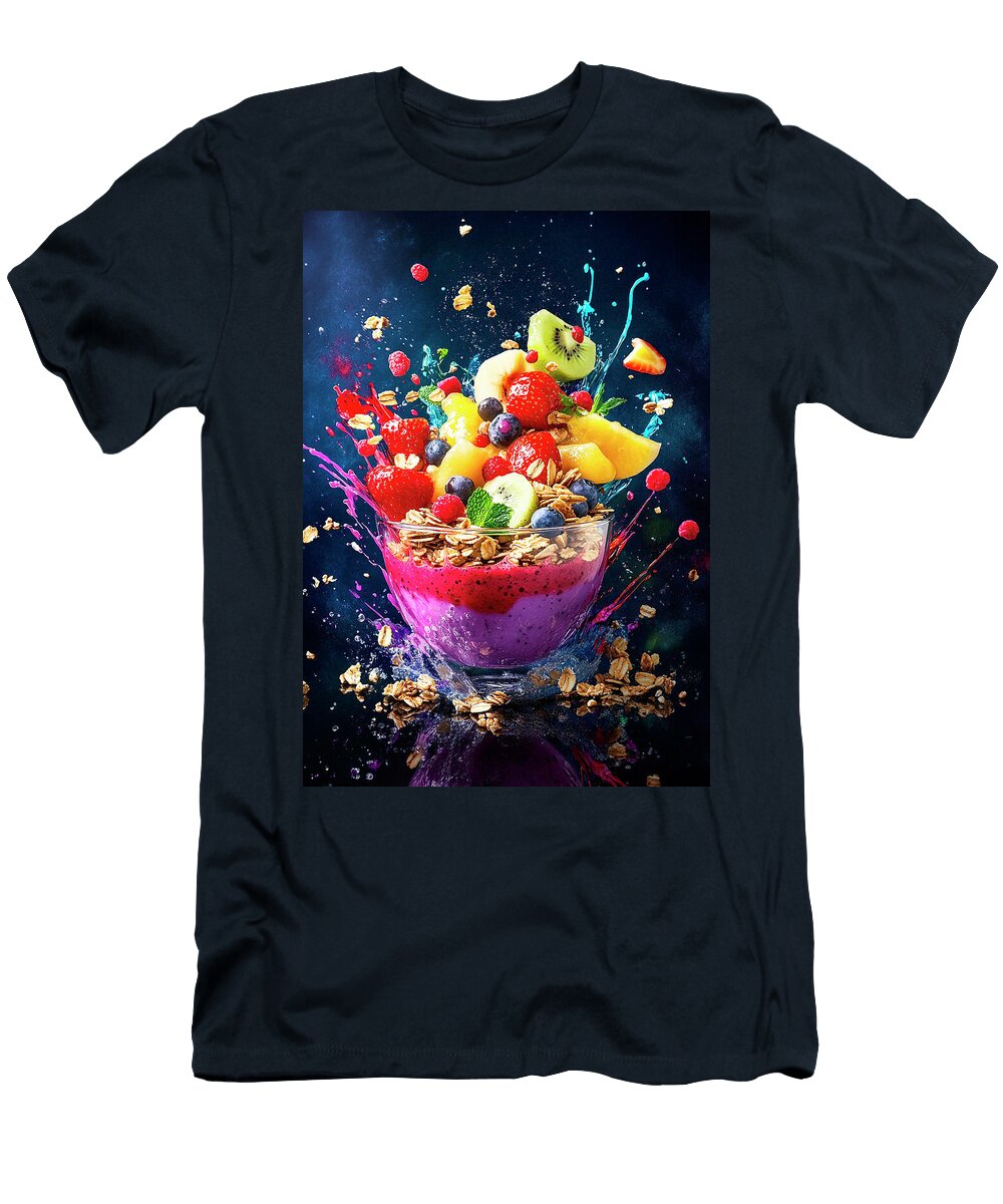 Vibrant Fruit Granola Parfait Merssi Norely T-Shirt
