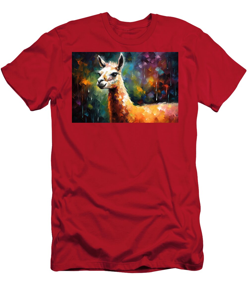 Vibrant Llama Athena Mckinzie T-Shirt