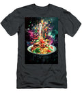Vibrant Pasta with Chicken and Colorful Explosion Merssi Norely T-Shirt