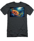 Vibrant Watercolor with Bright Liquid Ink and Oil N Akkash T-Shirt